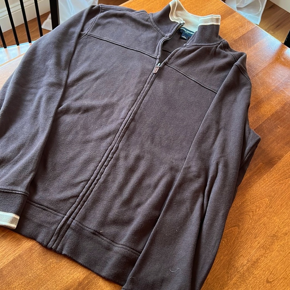 Men’s Banana Republic zip up sweatshirt- size large
